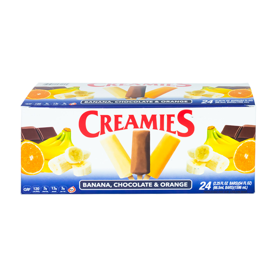 REGULAR VARIETY (BANANA, CHOCOLATE, ORANGE) – Creamies